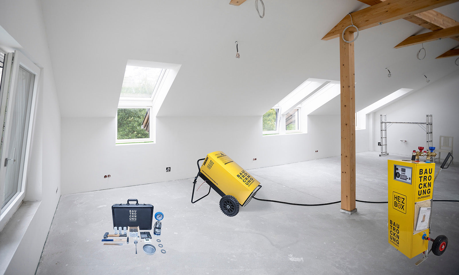 Heizbox Set Premium im Einsatz