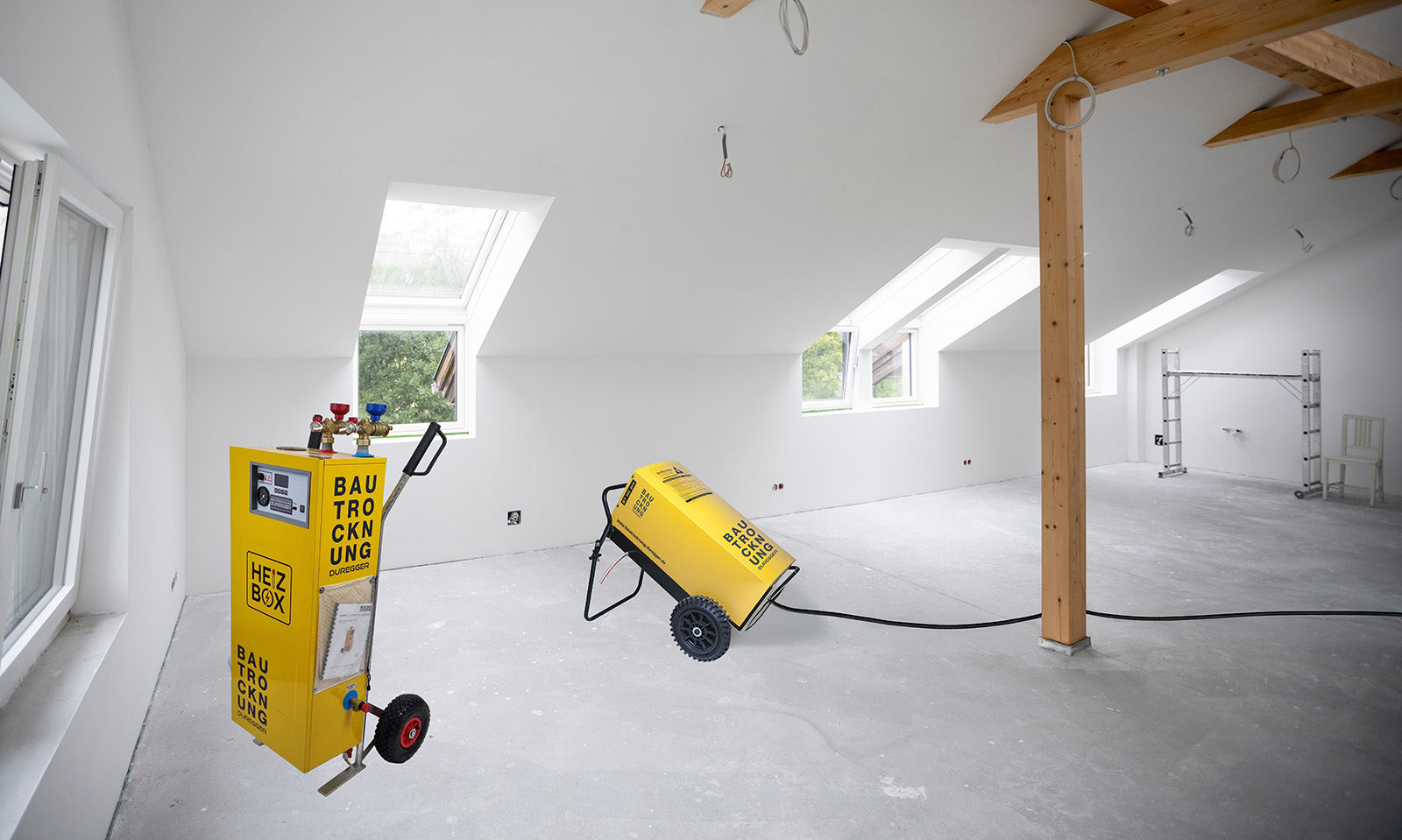 Heizbox Set Standard im Einsatz